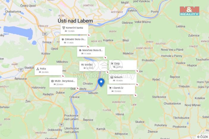 Prodej pozemku pro bydlení, Ústí nad Labem, 2455 m2