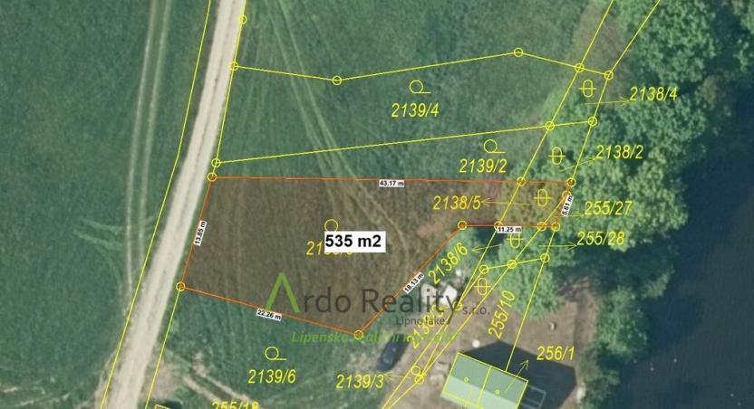 Prodej pozemku pro bydlení, Frymburk, 535 m2