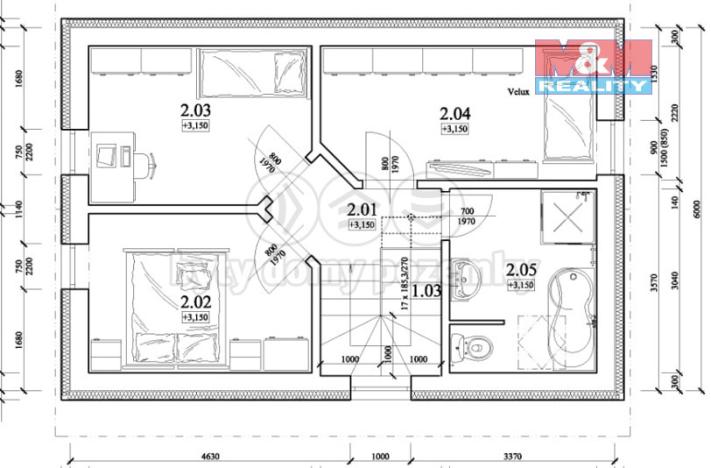 Prodej rodinného domu, Černiv, 90 m2