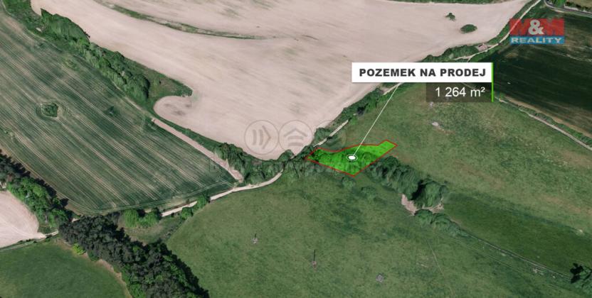 Prodej louky, Bukovany, 1264 m2