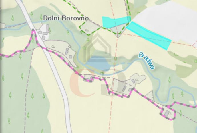 Prodej pole, Borovno, 27702 m2