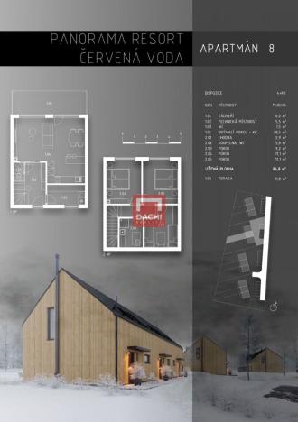 Prodej chaty, Červená Voda, 84 m2