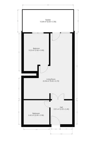 Pronájem bytu 2+kk, Horoměřice, Velvarská, 49 m2