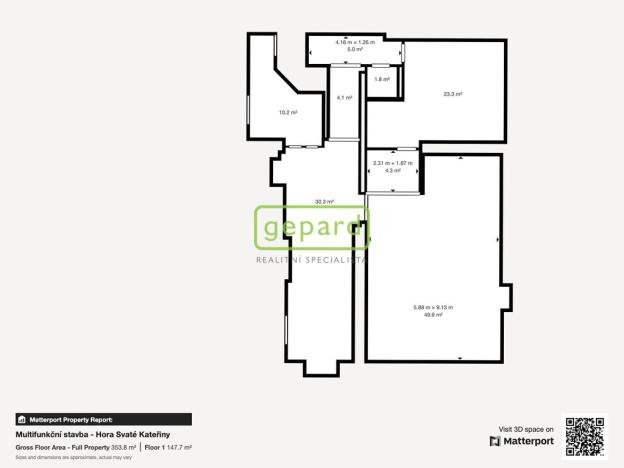 Prodej restaurace, Hora Svaté Kateřiny, nám. Pionýrů, 807 m2