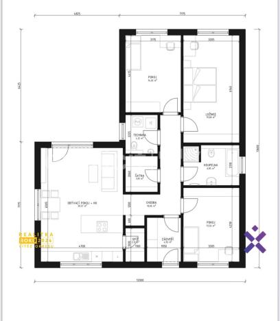 Prodej rodinného domu, Pohořelice, 110 m2