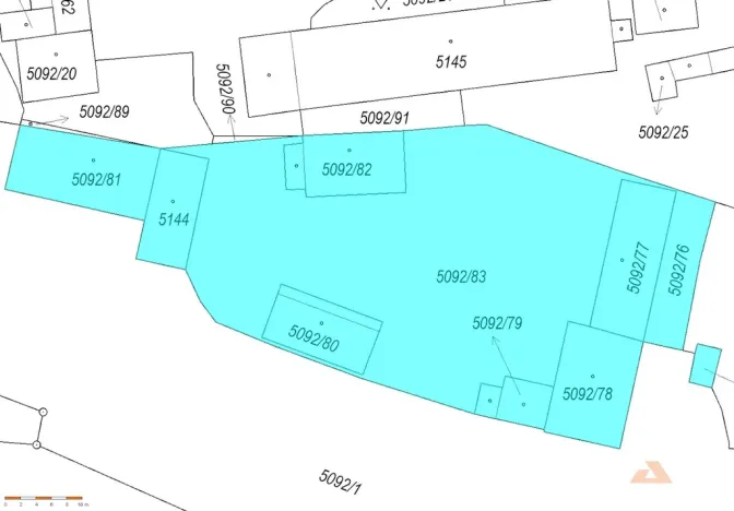 Prodej výrobních prostor, Louny, Říční, 2310 m2