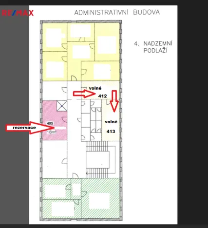 Pronájem kanceláře, Hradec Králové - Slezské Předměstí, Bratří Štefanů, 36 m2