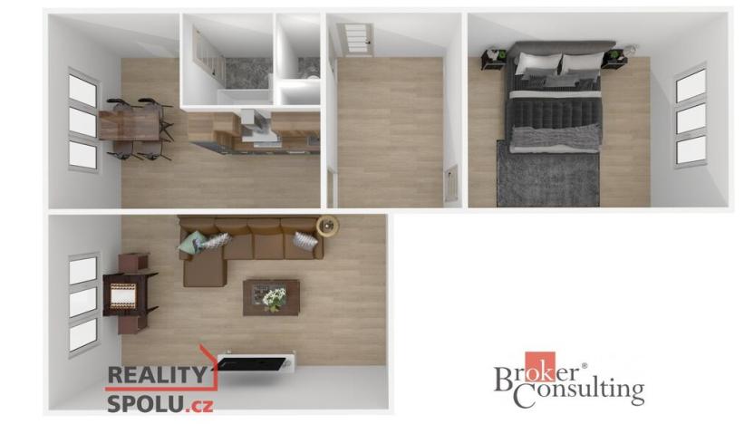 Prodej bytu 2+1, Cheb, Do Zátiší, 63 m2