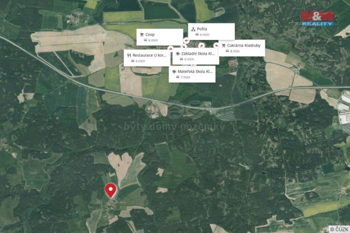 Prodej pozemku pro bydlení, Kladruby - Milevo, 522 m2