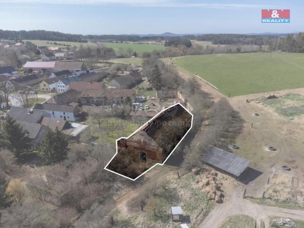 Prodej pozemku pro bydlení, Kladruby - Milevo, 522 m2