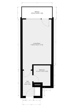 Pronájem bytu 1+kk, Praha - Zličín, Sazovická, 30 m2