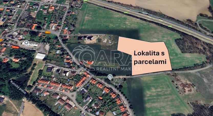 Prodej pozemku pro bydlení, Kunice, 17566 m2