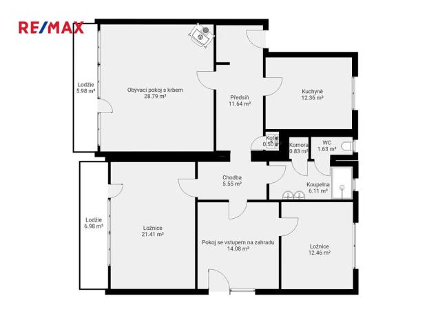 Prodej bytu 4+1, Příbram, Růžová, 178 m2