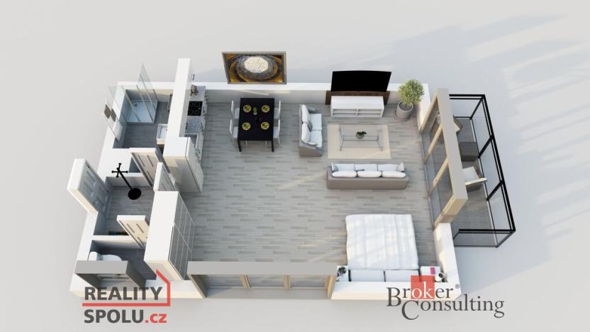 Prodej bytu 1+kk, Dolní Morava - Velká Morava, 61 m2