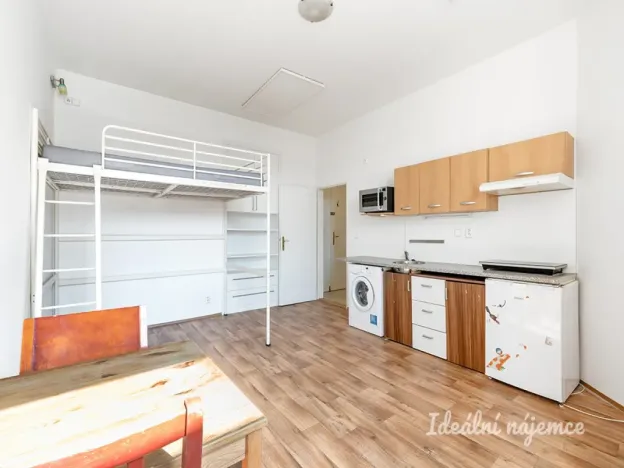 Pronájem bytu 1+kk, Praha - Vršovice, Orelská, 25 m2
