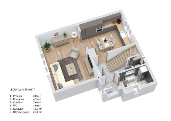 Prodej rodinného domu, Plavy, 90 m2