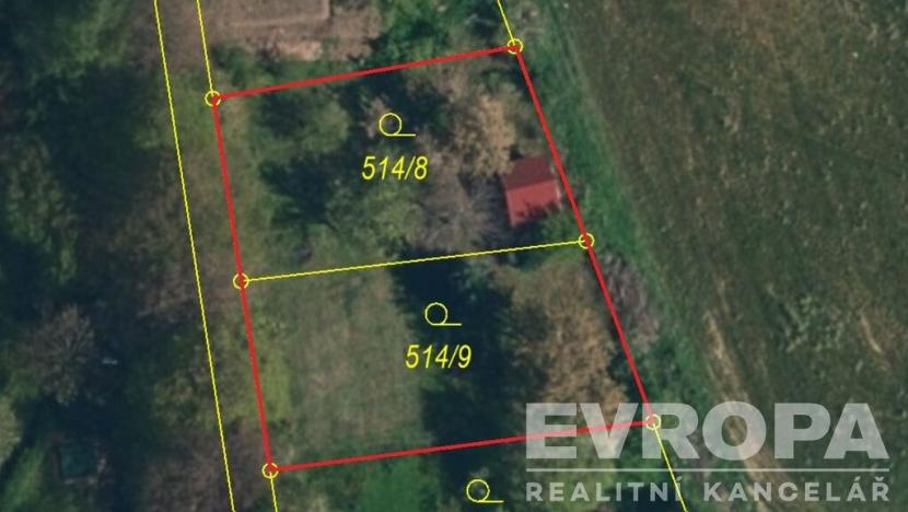 Prodej zahrady, Větrný Jeníkov, 669 m2