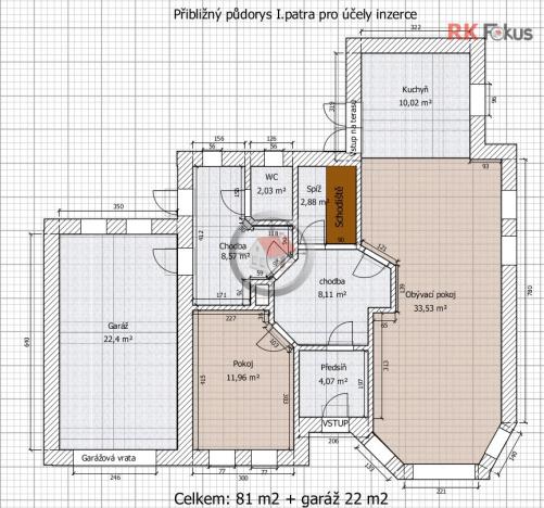 Prodej rodinného domu, Kouty, 864 m2