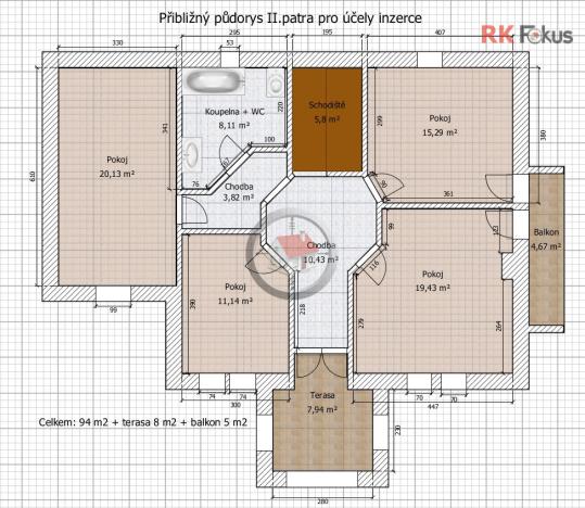 Prodej rodinného domu, Kouty, 864 m2