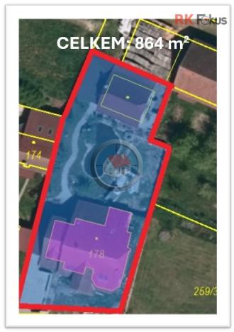 Prodej rodinného domu, Kouty, 864 m2