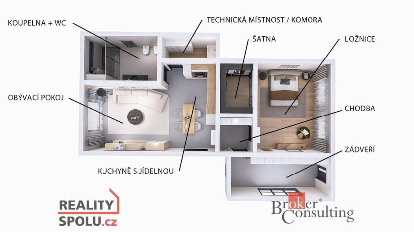 Prodej rodinného domu, Kněždub, 82 m2