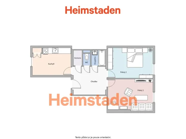 Pronájem bytu 2+1, Havířov - Město, U Stromovky, 80 m2