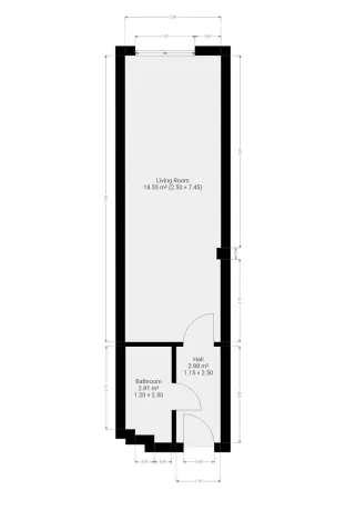Pronájem bytu 1+kk, Praha - Kyje, Za černým mostem, 25 m2
