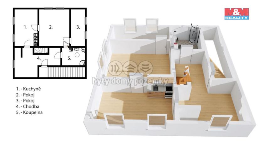 Prodej atypického bytu, Lázně Libverda, 140 m2
