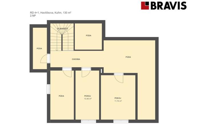 Prodej rodinného domu, Kuřim, Havlíčkova, 168 m2