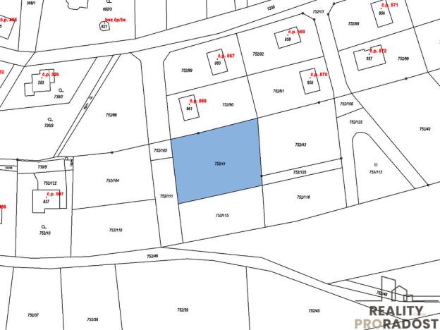 Prodej pozemku pro bydlení, Jistebník, 1671 m2