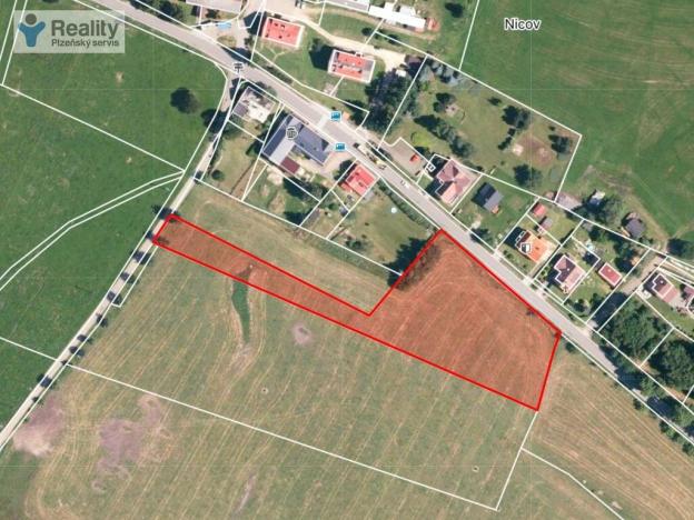 Prodej pozemku pro bydlení, Nicov, 6774 m2