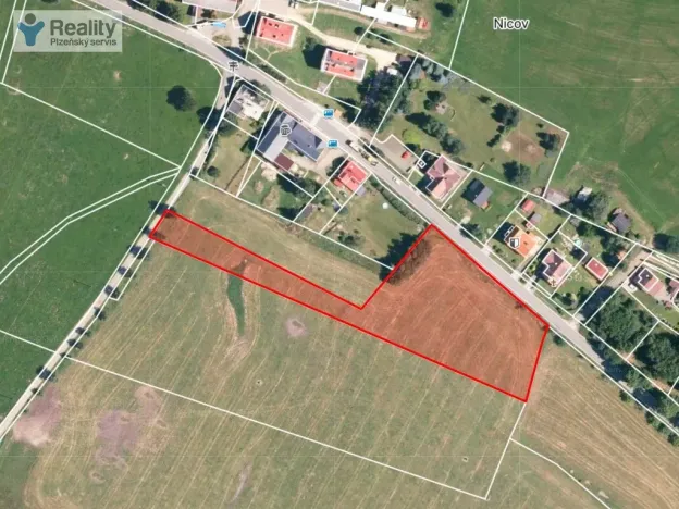 Prodej pozemku pro bydlení, Nicov, 6774 m2