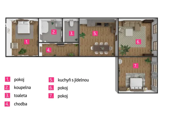 Prodej rodinného domu, Višňové, 1380 m2