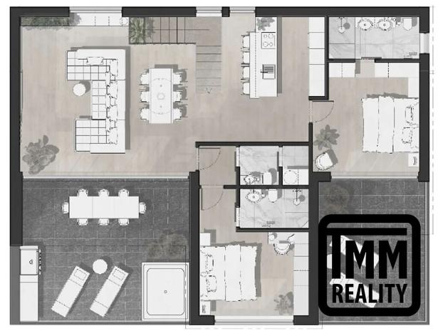 Prodej bytu 3+1, Drage, Chorvatsko, 166 m2