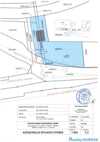 Prodej pozemku pro bydlení, Temelín, 1733 m2