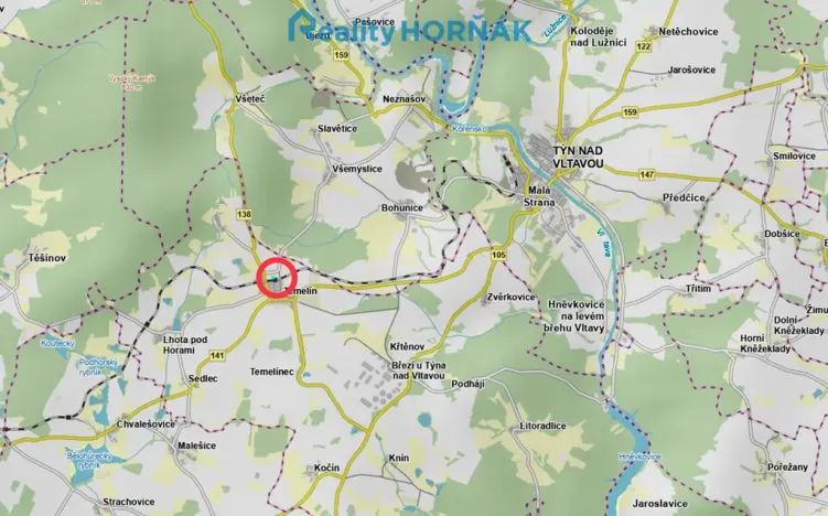 Prodej pozemku pro bydlení, Temelín, 1733 m2