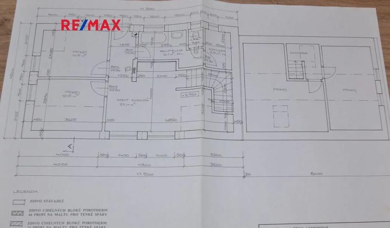 Prodej vícegeneračního domu, Zápy, 216 m2