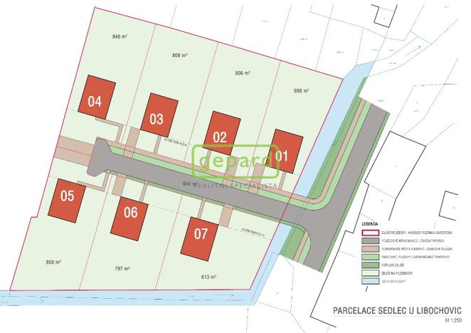 Prodej pozemku pro bydlení, Sedlec, 6937 m2