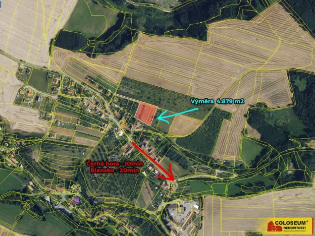 Prodej pole, Štěchov, 4979 m2