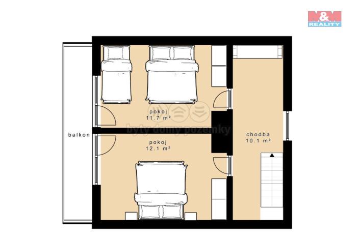 Prodej chaty, Němětice, 77 m2