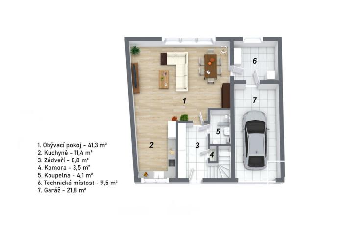Prodej rodinného domu, Jenštejn - Dehtáry, 200 m2