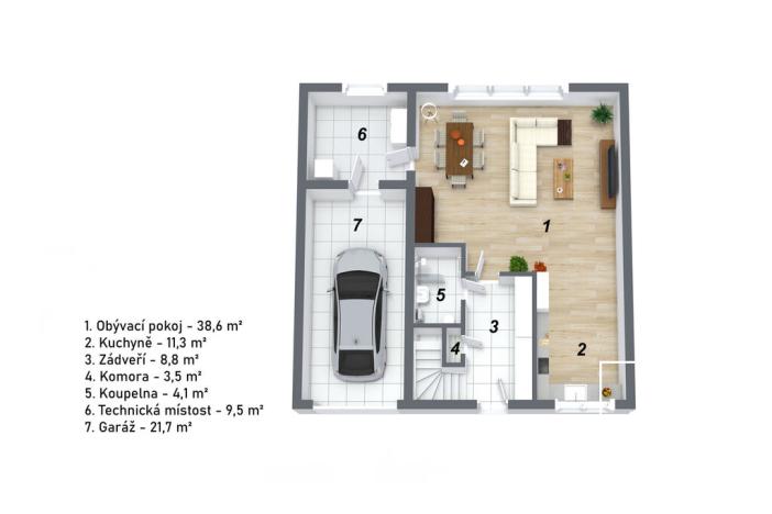 Prodej rodinného domu, Jenštejn - Dehtáry, 200 m2