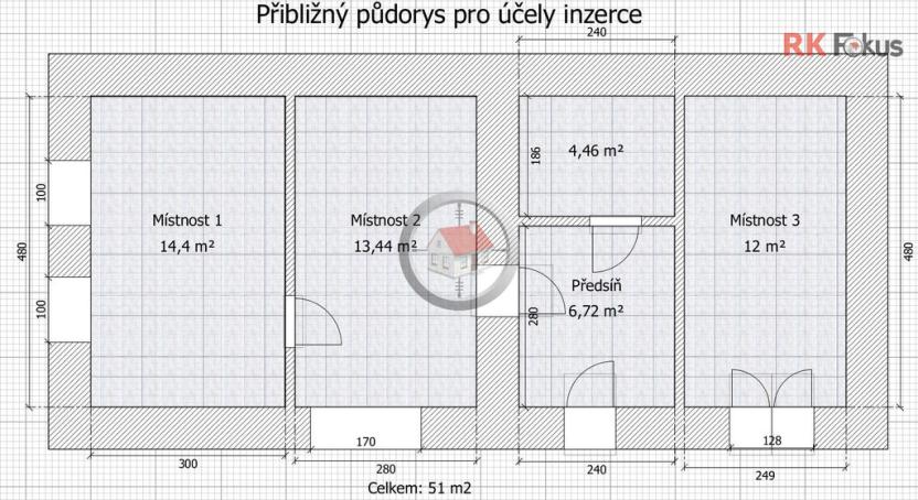 Prodej rodinného domu, Dolní Libochová, 1348 m2