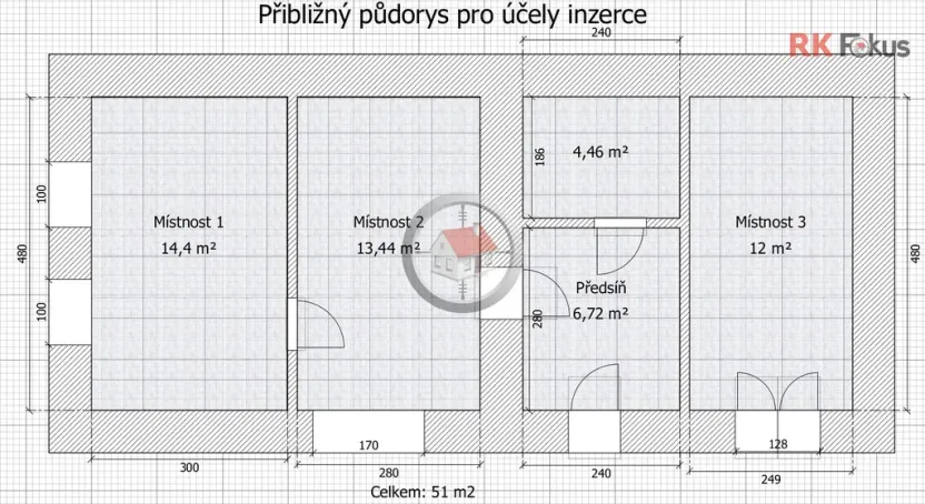 Prodej rodinného domu, Dolní Libochová, 1348 m2