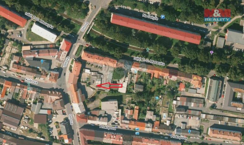 Prodej komerčního pozemku, Rakovník, nábř. T. G. Masaryka, 210 m2