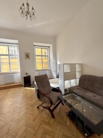 Pronájem bytu 1+kk, Praha - Staré Město, Smetanovo nábřeží, 23 m2