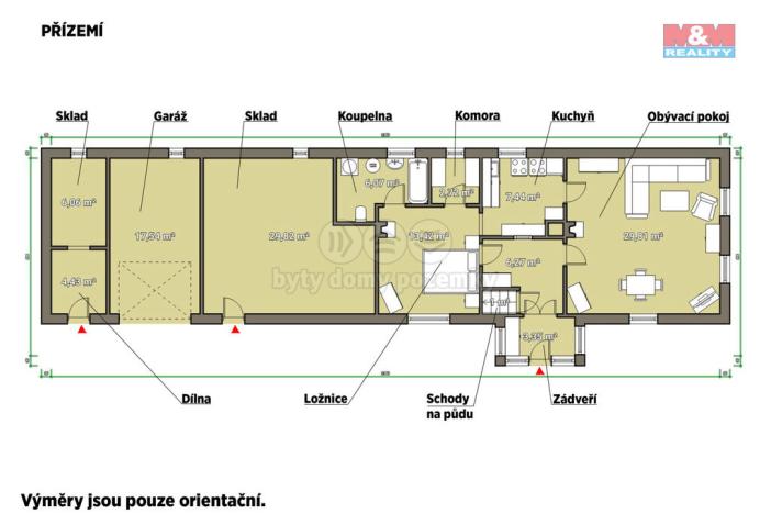 Prodej chalupy, Blovice - Štítov, 126 m2