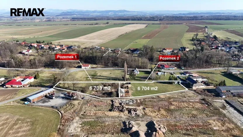 Prodej komerčního pozemku, Vražné, 13407 m2