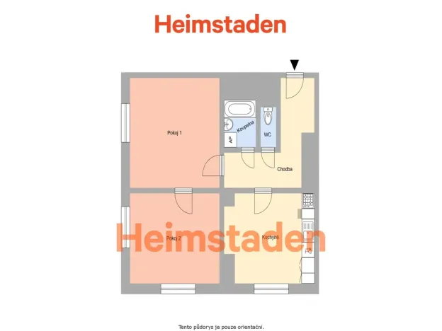 Pronájem bytu 2+1, Ostrava - Poruba, Budovatelská, 58 m2