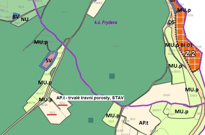 Prodej louky, Přední Výtoň, Frýdava, 23943 m2